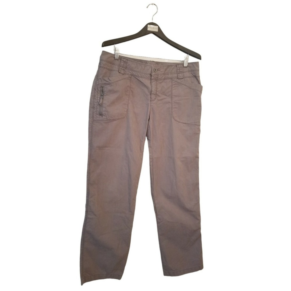 The North Face Lightweight Hiking Women's Pants Size 14 34x31 Gray Rollable